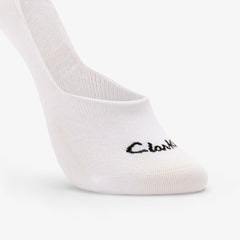 Sock Liners 3 Pack Size 2-8 White | Clarks on Sale