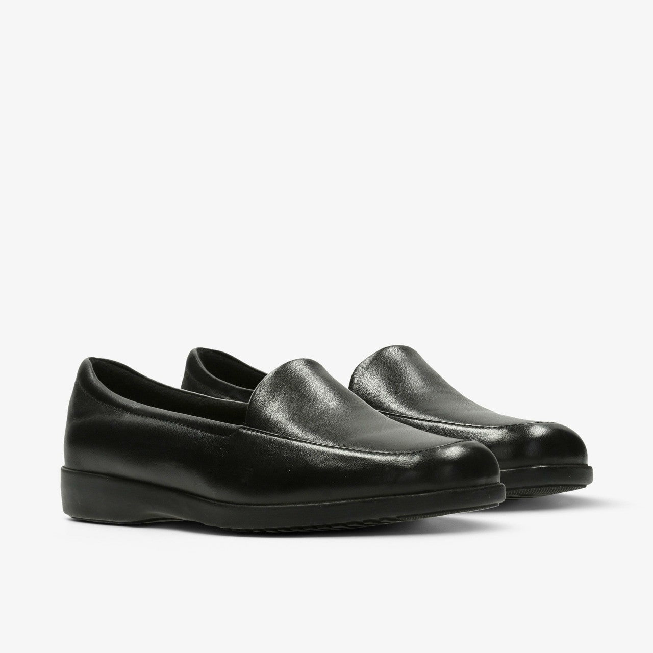 Georgia Loafer Black Leather | Clarks for sale