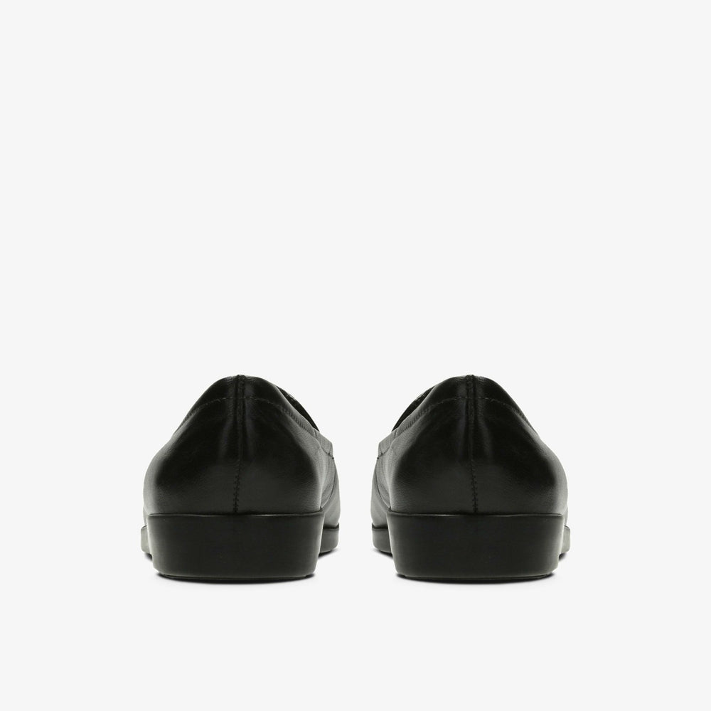 Georgia Loafer Black Leather | Clarks for sale