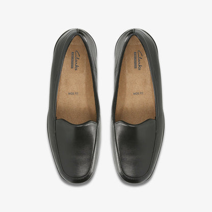 Georgia Loafer Black Leather | Clarks for sale