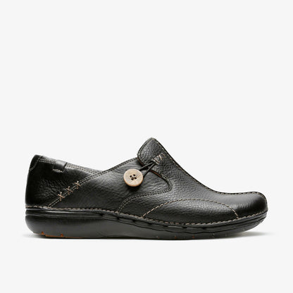 Un Loop Black Leather | Clarks online