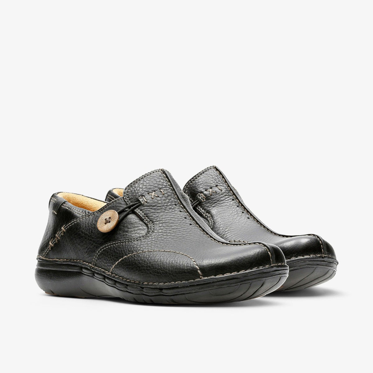 Un Loop Black Leather | Clarks online