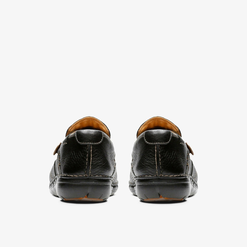 Un Loop Black Leather | Clarks online