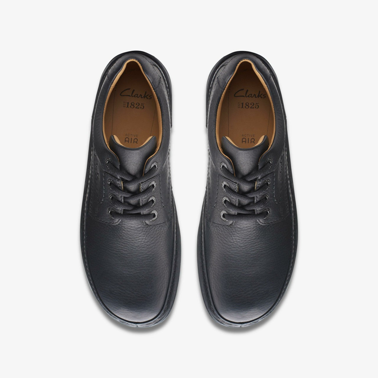 Nature Three Black Leather | Clarks for sale