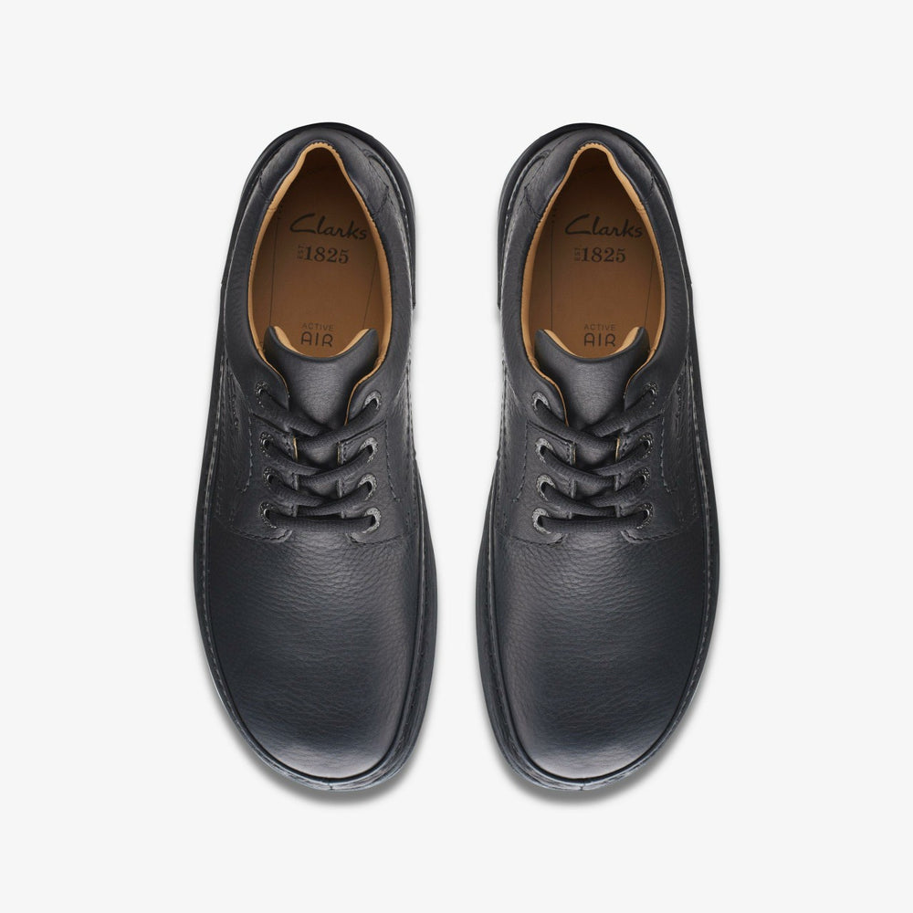 Nature Three Black Leather | Clarks for sale