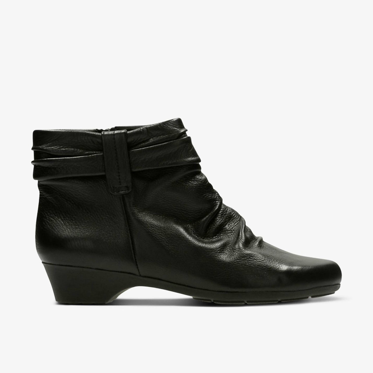 Matron Ella Ankle Boot Black Leather | Clarks outlet