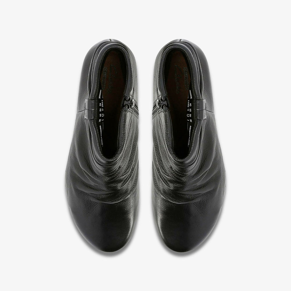 Matron Ella Ankle Boot Black Leather | Clarks outlet