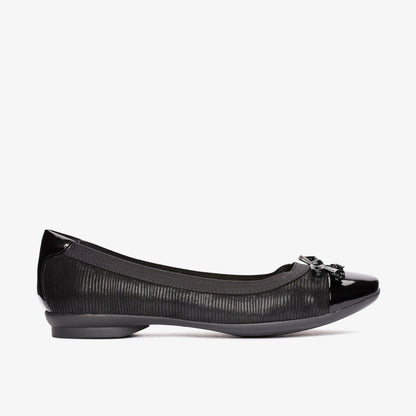 Candra Glow Black Suede | Clarks Sale
