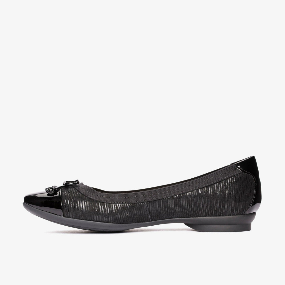 Candra Glow Black Suede | Clarks Sale