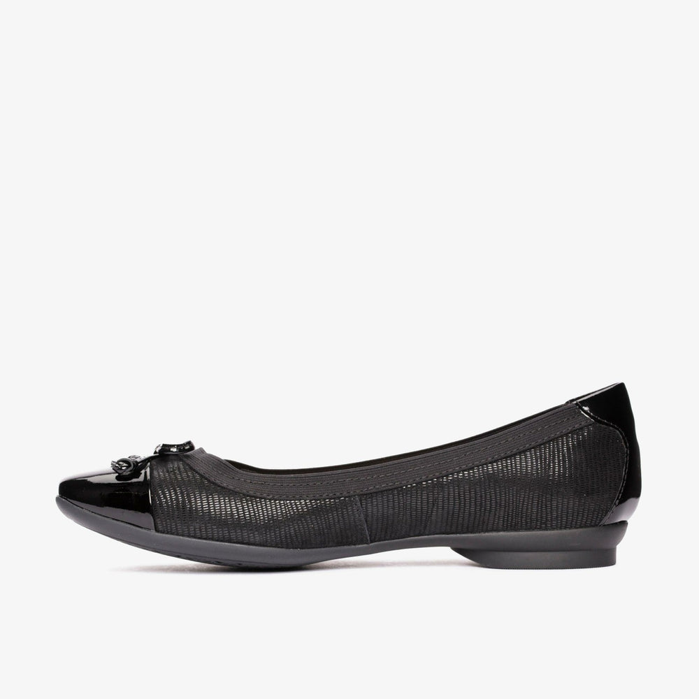 Candra Glow Black Suede | Clarks Sale