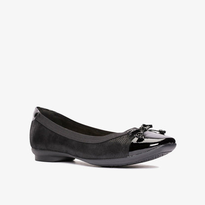 Candra Glow Black Suede | Clarks Sale