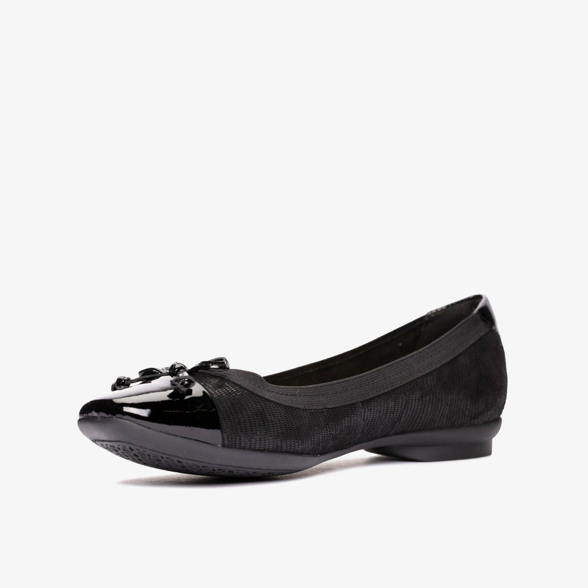 Candra Glow Black Suede | Clarks Sale