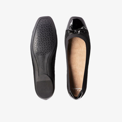 Candra Glow Black Suede | Clarks Sale