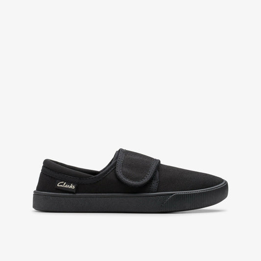 Hopper Run Black Fabric | Clarks discount