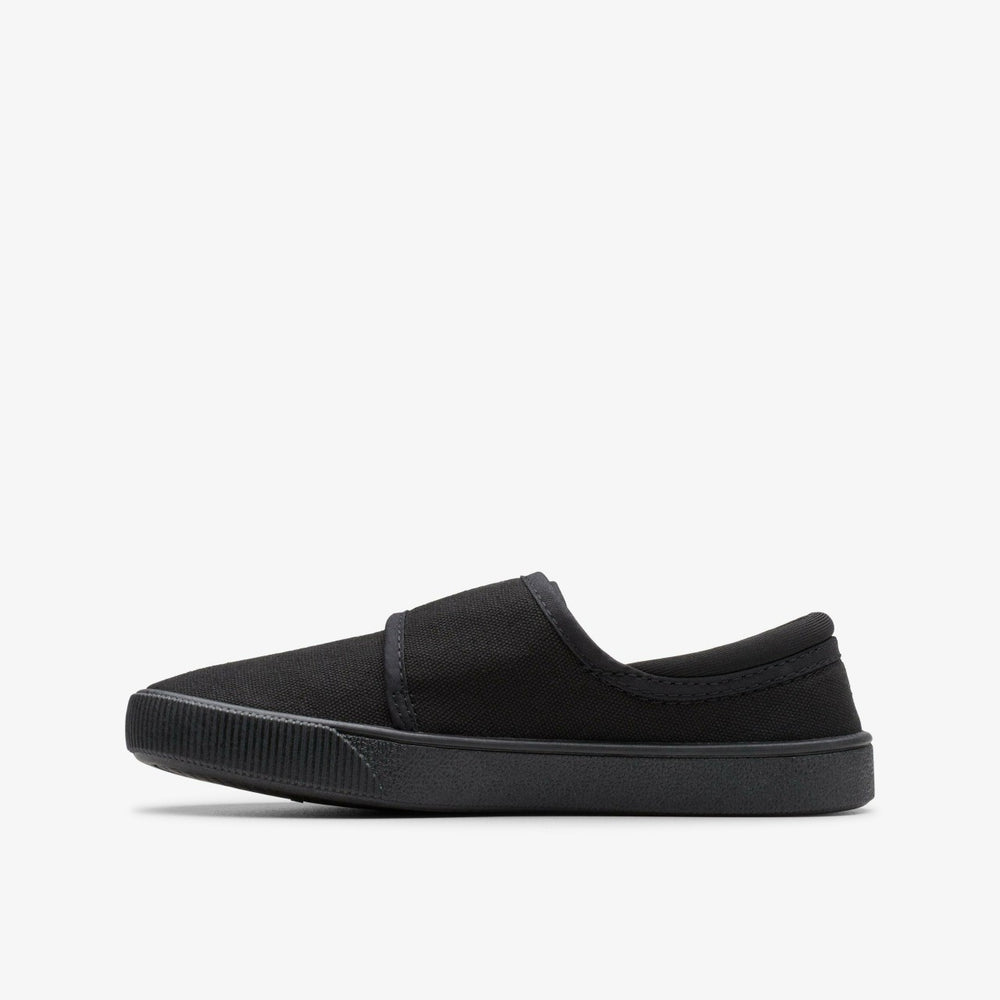 Hopper Run Black Fabric | Clarks discount