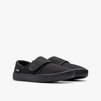 Hopper Run Black Fabric | Clarks discount