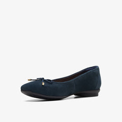 Candra Light Navy Suede | Clarks online
