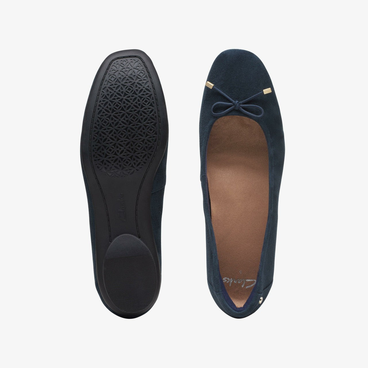 Candra Light Navy Suede | Clarks online