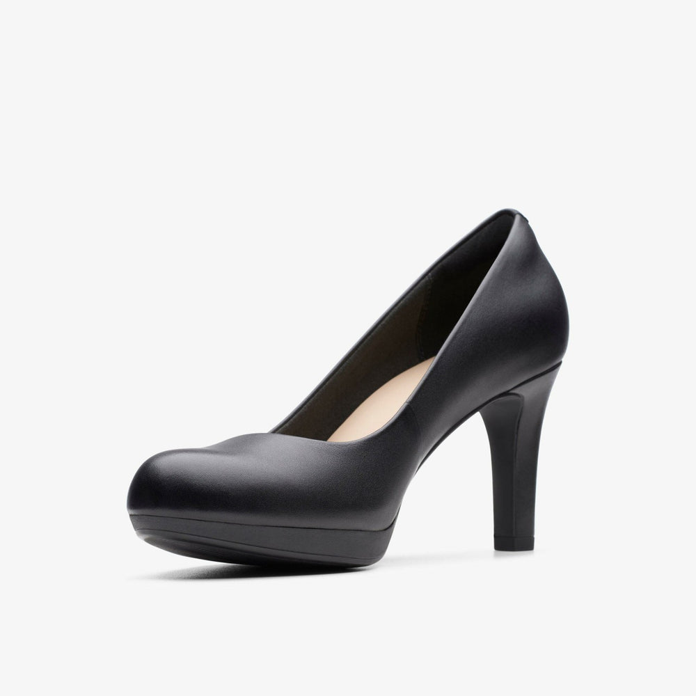 Adriel Viola Black Leather | Clarks discount