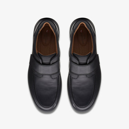 Un Abode Strap Loafer Black Leather | Clarks outlet