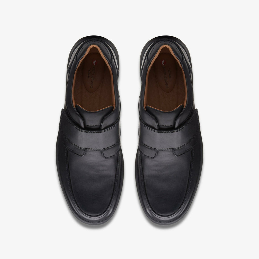 Un Abode Strap Loafer Black Leather | Clarks outlet