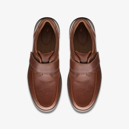 Un Abode Strap Loafer Dark Tan Leather | Clarks Sale
