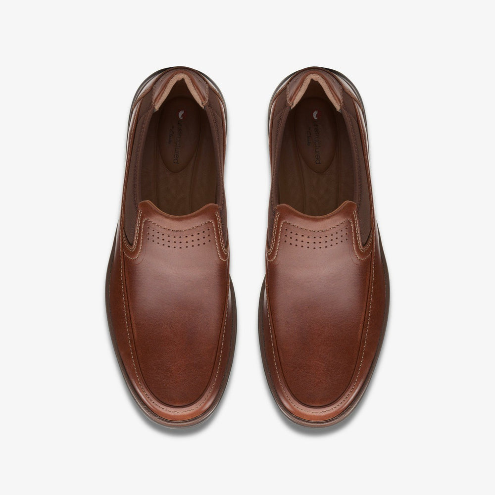 Un Abode Go Loafer Dark Tan Leather | Clarks discount
