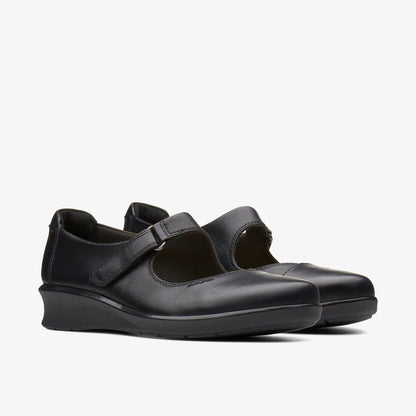 Hope Henley Black Leather | Clarks discount