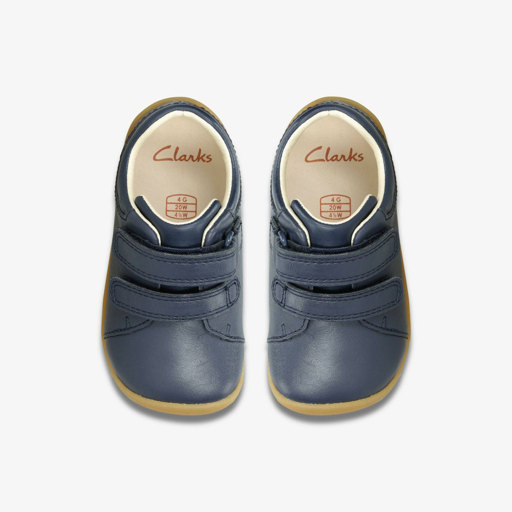 Roamer Craft Toddler Navy Leather | Clarks discount