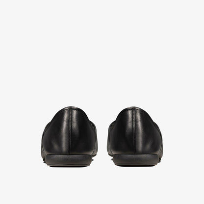 Harston Elite Slipper Black Leather | Clarks outlet