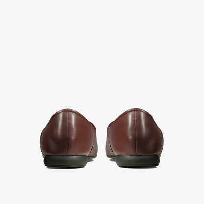 Harston Elite Slipper Burgundy Leather | Clarks discount