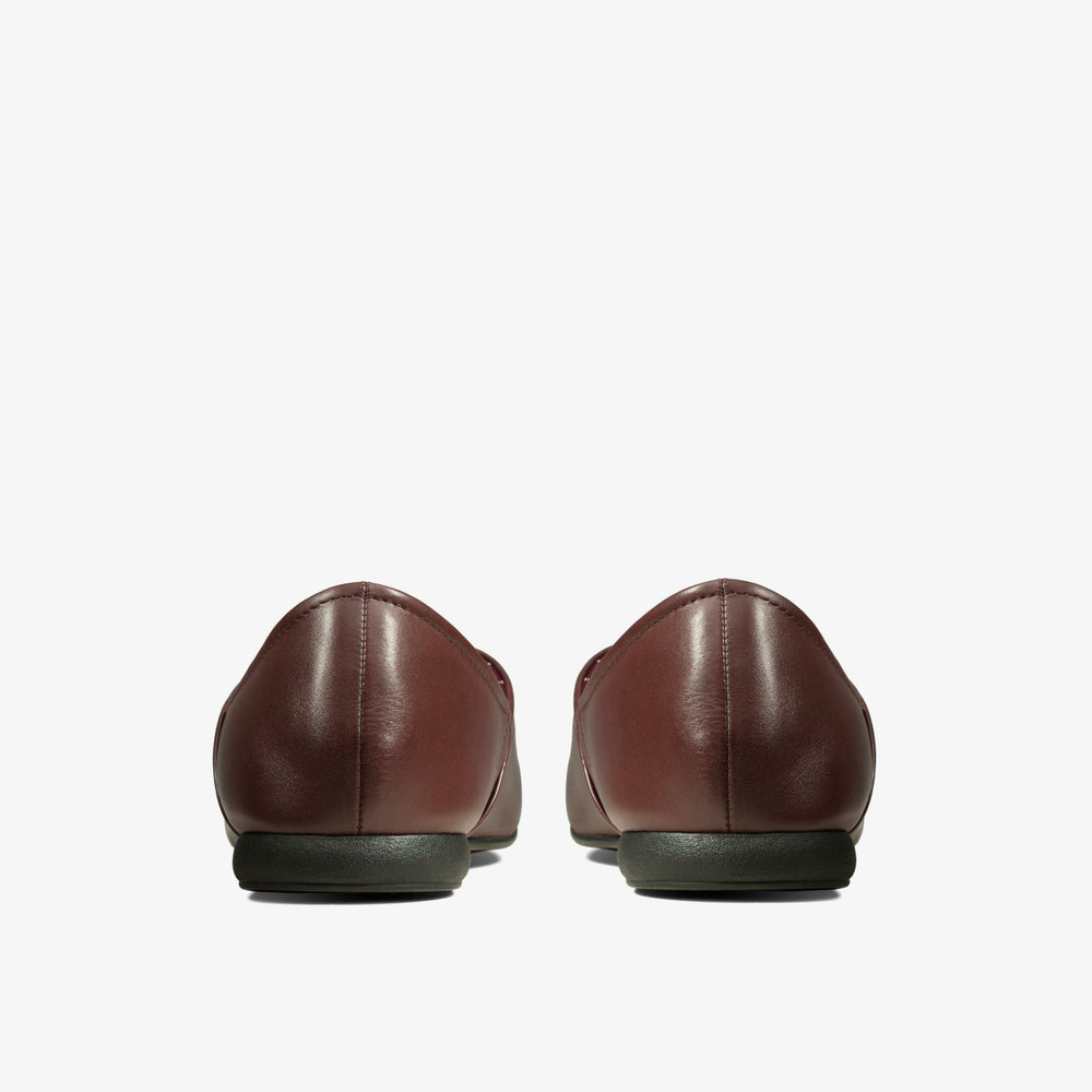 Harston Elite Slipper Burgundy Leather | Clarks discount