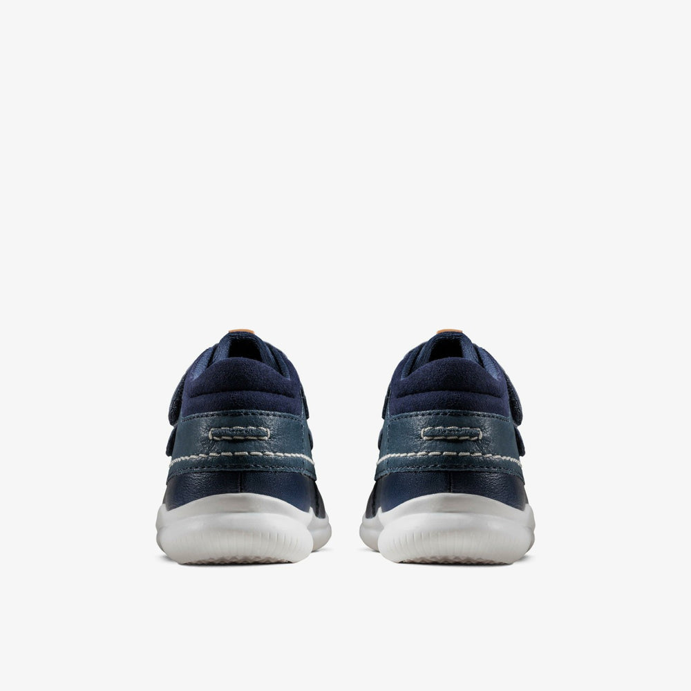 Crest Tuktu Toddler Navy Leather | Clarks on Sale
