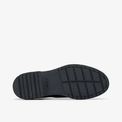 Loxham Brogue Youth Black Patent | Clarks online