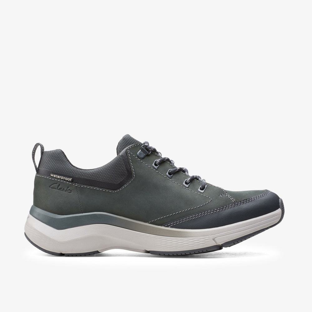 Wave 2.0 Vibe Dark Grey Nubuck | Clarks outlet
