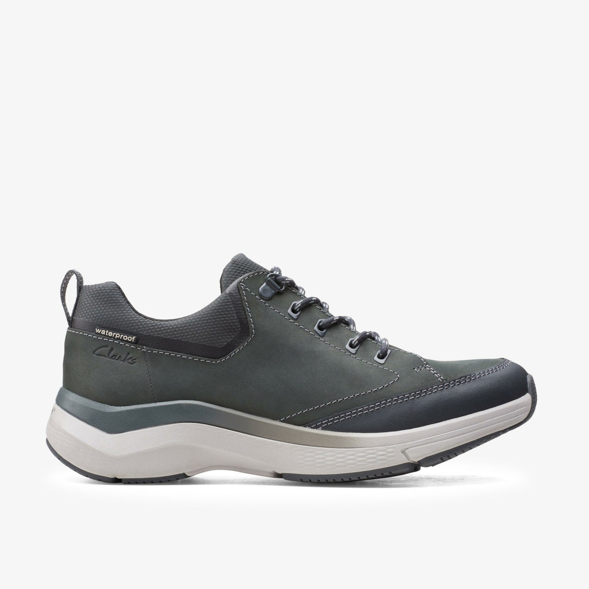 Wave 2.0 Vibe Dark Grey Nubuck | Clarks outlet