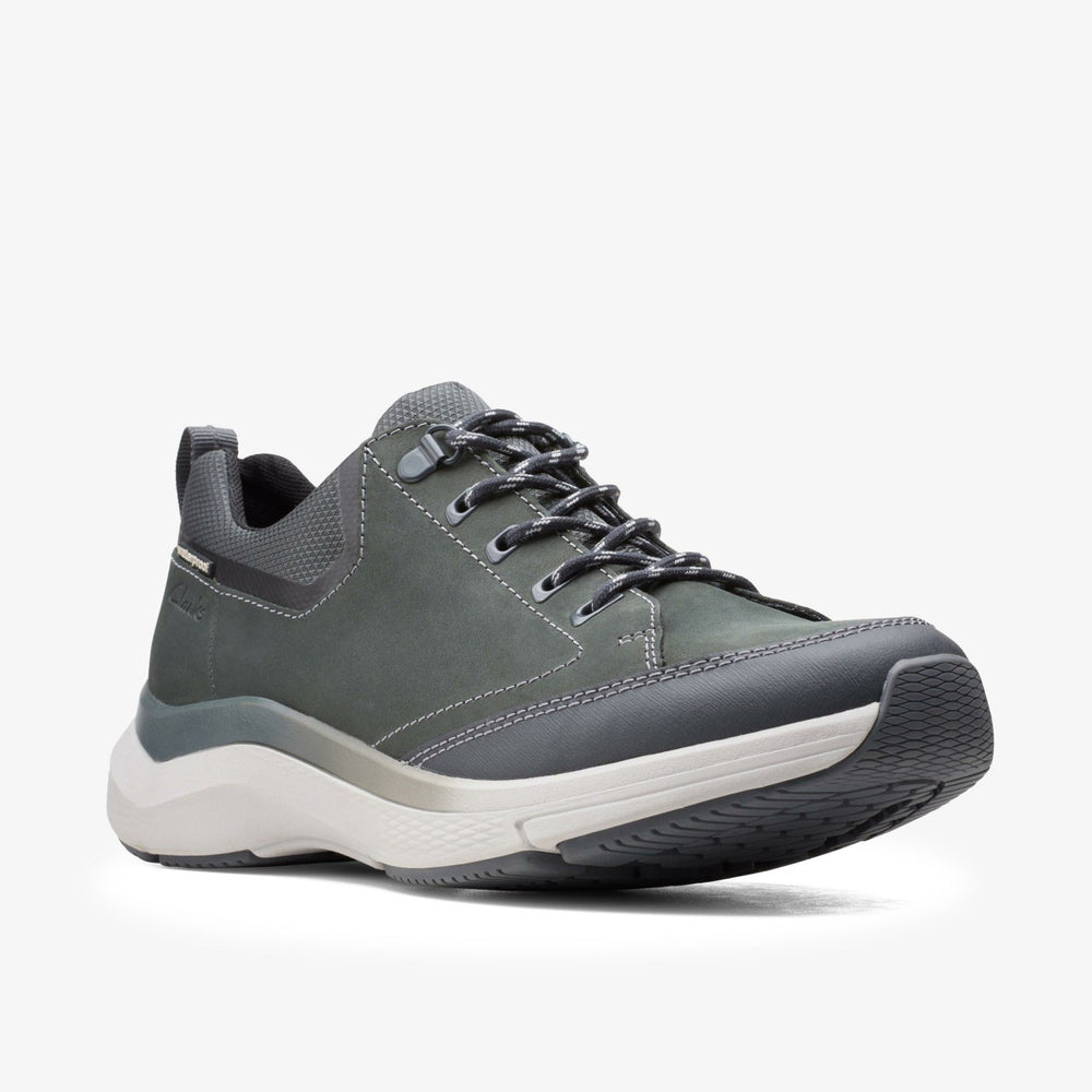 Wave 2.0 Vibe Dark Grey Nubuck | Clarks outlet