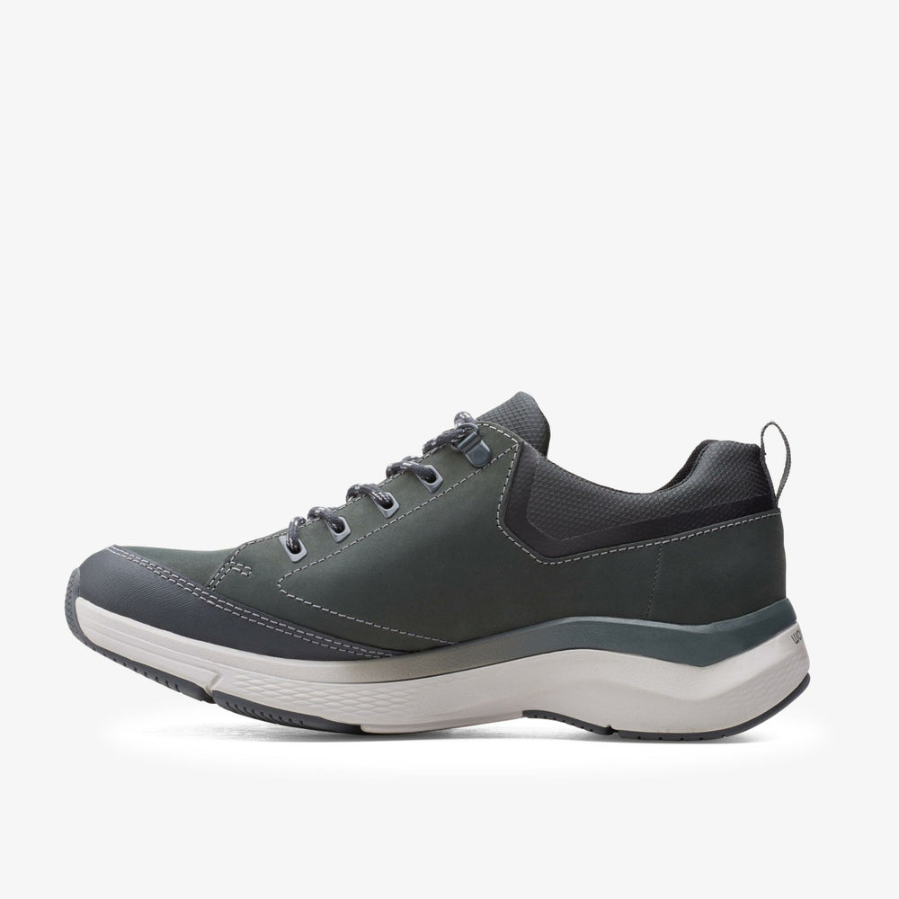 Wave 2.0 Vibe Dark Grey Nubuck | Clarks outlet