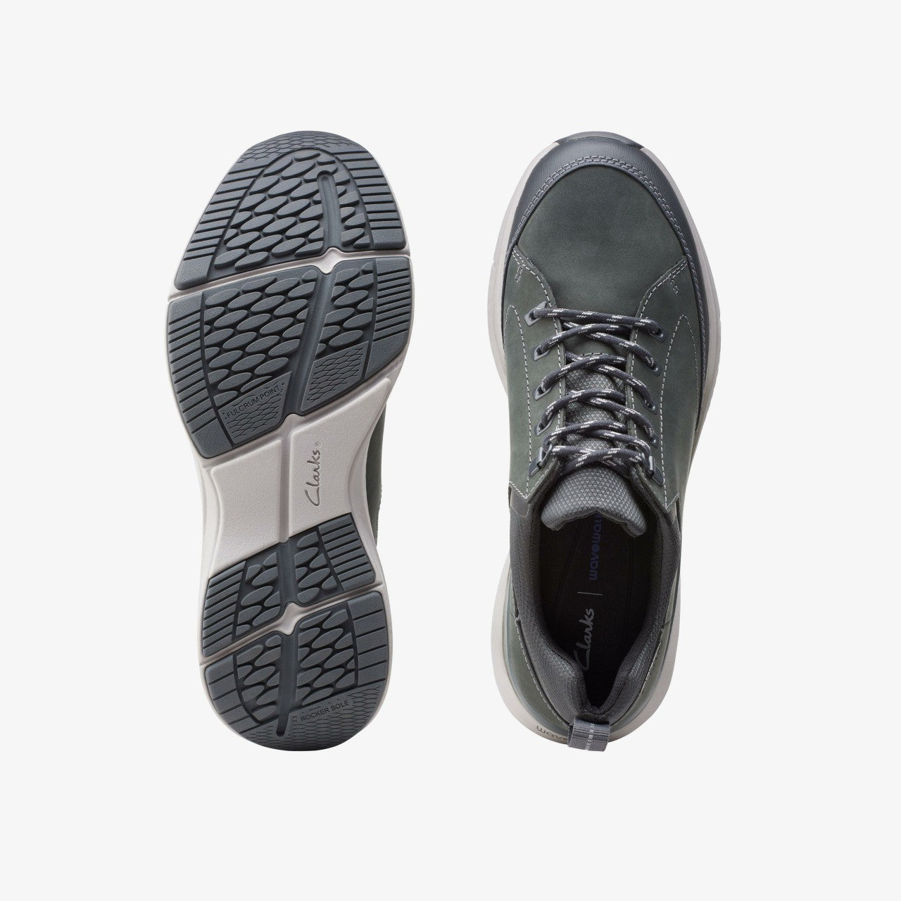 Wave 2.0 Vibe Dark Grey Nubuck | Clarks outlet