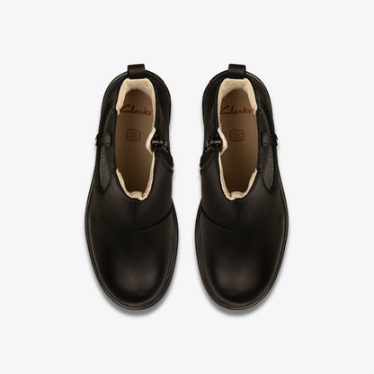 Astrol Orin Kid Black Leather | Clarks Sale