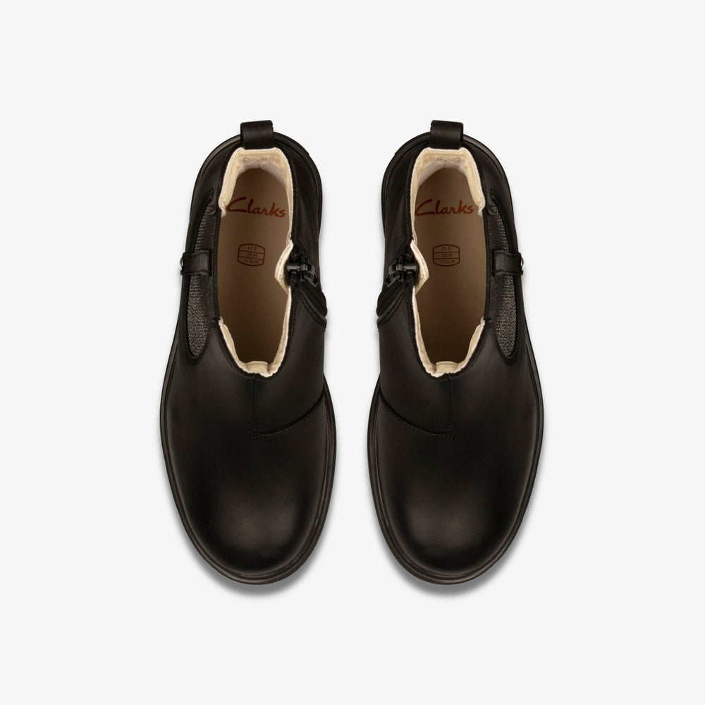 Astrol Orin Kid Black Leather | Clarks Sale