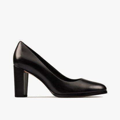 Kaylin Cara 2 Black Leather | Clarks discount