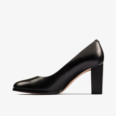 Kaylin Cara 2 Black Leather | Clarks discount
