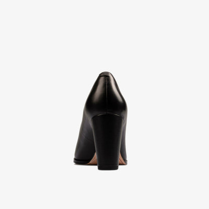 Kaylin Cara 2 Black Leather | Clarks discount