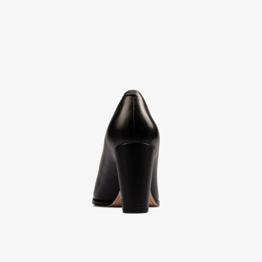 Kaylin Cara 2 Black Leather | Clarks discount