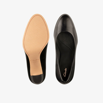 Kaylin Cara 2 Black Leather | Clarks discount