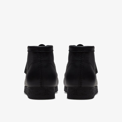 Wallabee Boot Black Leather | Clarks discount