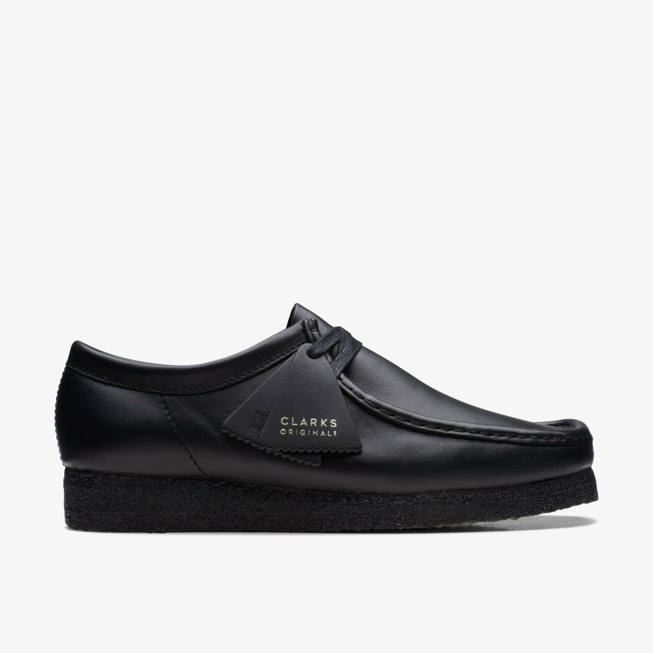 Wallabee Black Leather | Clarks Sale
