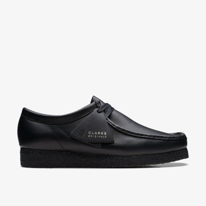 Wallabee Black Leather | Clarks Sale