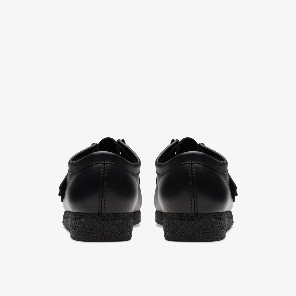 Wallabee Black Leather | Clarks Sale